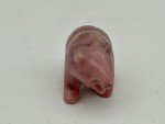 Rhodonite Mini Bear Carving - Inuit Style