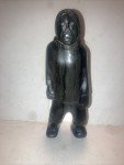 Hand Carved Soapstone Inuit Standing Figure