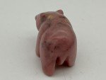 Rhodonite Mini Bear Carving - Inuit Style