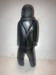 Hand Carved Soapstone Inuit Standing Figure