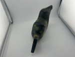 Vintage Inuit Green Stone Basking Seal Carving