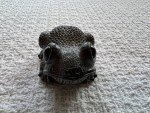 Inuit Soapstone Frog Carving - Original Art