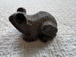 Inuit Soapstone Frog Carving - Original Art
