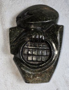 Hand-Carved Vintage Inuit Soapstone Art Sculpture