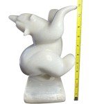 Dancing Polar Bear Inuit Marble Carving, 11