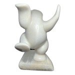 Dancing Polar Bear Inuit Marble Carving, 11