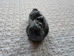 Inuit Soapstone Beaver Mother and Baby Sculpture