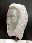 Modern Inuit Eskimo Stone Head Bust Sculpture