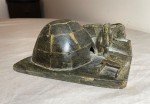 Francois Carved Soapstone Inuit Figural Sculpture