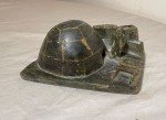 Francois Carved Soapstone Inuit Figural Sculpture