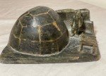 Francois Carved Soapstone Inuit Figural Sculpture
