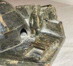 Francois Carved Soapstone Inuit Figural Sculpture