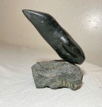 Hand-Carved Inuit Bird Sculpture in Soapstone