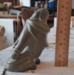 Inuit Stone Carving 'Seated Woman' Artwork