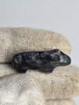 Rare 20th Century Black Stone Inuit Dog Carving