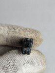 Rare Black Stone Inuit Carving of Dog