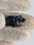 Rare 20th Century Black Stone Inuit Polar Bear