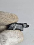 Rare Black Stone Inuit Carving of Dog