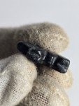 Rare 20th Century Black Stone Inuit Polar Bear