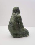 INUIT STONE CARVING - KNEELING WOMAN - JOHNNY KATALUK - CORAL HARBOUR