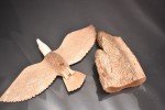 Inuit Eagle Carving from Fossilized Buffalo Bone