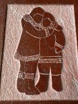 David Bernett Inuit Marble Sculpture "Just Pals