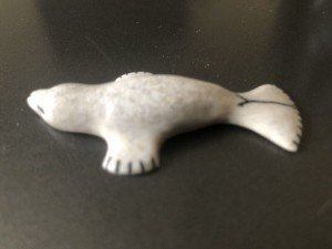 Inuit Art Antique Seal Carving Decoration