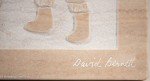 David Bernett Inuit Carving of Hunters in Marble