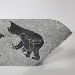 Handmade Eskimo Soapstone Art Sculpture by IVU