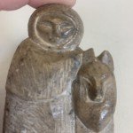 Soapstone Inuit Art Carving Figure Sculpture