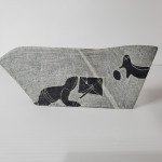 Handmade Eskimo Soapstone Art Sculpture by IVU