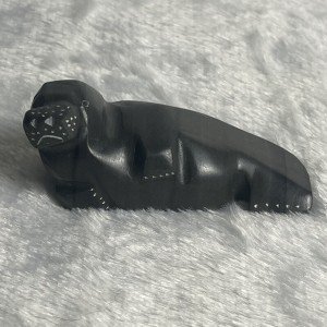 Small Vintage Inuit Soapstone Walrus Sculpture