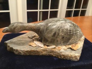Alaska Inuit Sculpture by Glenn Tingook
