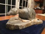 Alaska Inuit Sculpture by Glenn Tingook