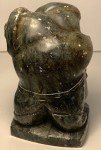 Vintage Inuit Soapstone Couple Carving