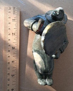 Inuit Stone Carving: Drum Dancer by Kapakatoak