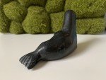 Inuit Soapstone Seal Carving - Vintage Collectible