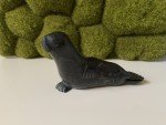 Inuit Soapstone Seal Carving - Vintage Collectible