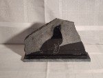 Adinuk Signed Inuit Carved Seal Sculpture