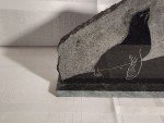 Adinuk Signed Inuit Carved Seal Sculpture