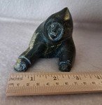 Inuit Stone Carving - Torso Man Disc E6282
