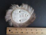 Inuit Carved Face Mask Art Piece
