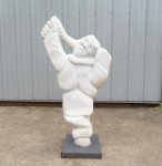 Axangayuk Shaa Signed Inuit Stone Sculpture
