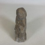 Vintage Eskimo Soapstone Carving Figure Sculpture