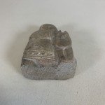 Vintage Eskimo Soapstone Carving Figure Sculpture