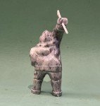 Inuit Soapstone Seal Hunter Sculpture, 4