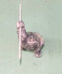 Inuit Soapstone Seal Hunter Sculpture, 4