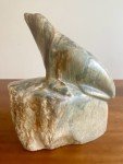 Early 1900s Inuit Soapstone Sea Lion Carving