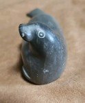 Hand-Carved Inuit Stone Seal Figure