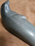 Hand-Carved Inuit Stone Seal Figure